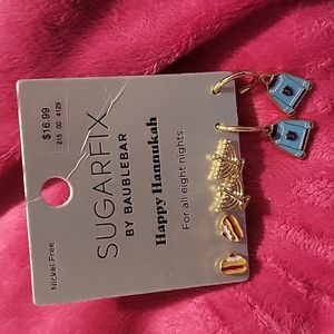 Hannukah earrings